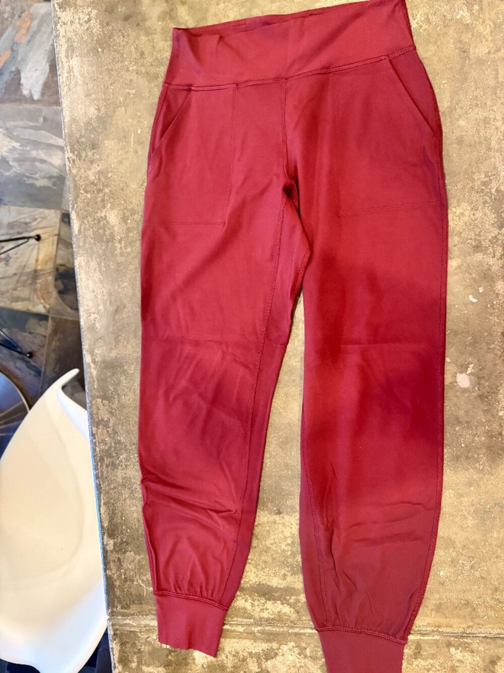 Lululemon Joggers, Size 8, Maroon